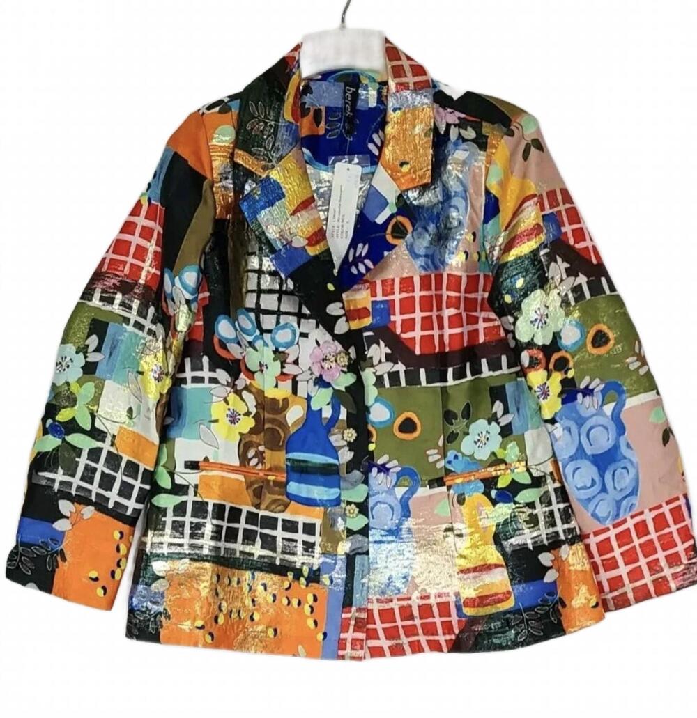 NEW BEREK women's flowers in bloom blazer in multicolor